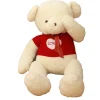 Ours en peluche blanc géant