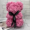 Ours en peluche fleur