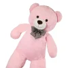 Ours en peluche grand et rose