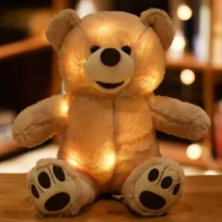 Ours en peluche lumière