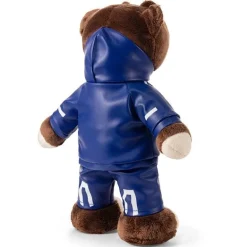 Ours en peluche pilote de course