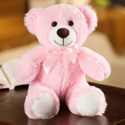 Ours en peluche rose