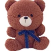 Ours en peluche ruban bleu
