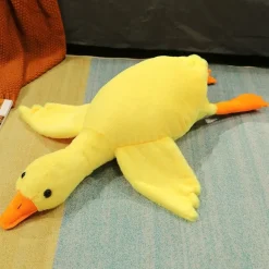 Peluche géante canard jaune
