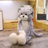 Peluche géante chat