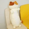 Peluche géante chat roux