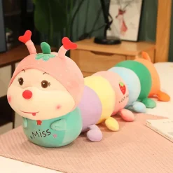 Peluche géante chenille