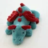 Peluche géante dragon bleu et rouge