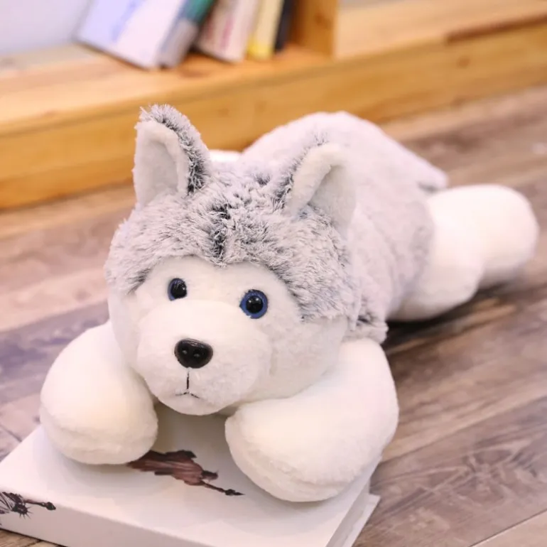 Peluche géante loup
