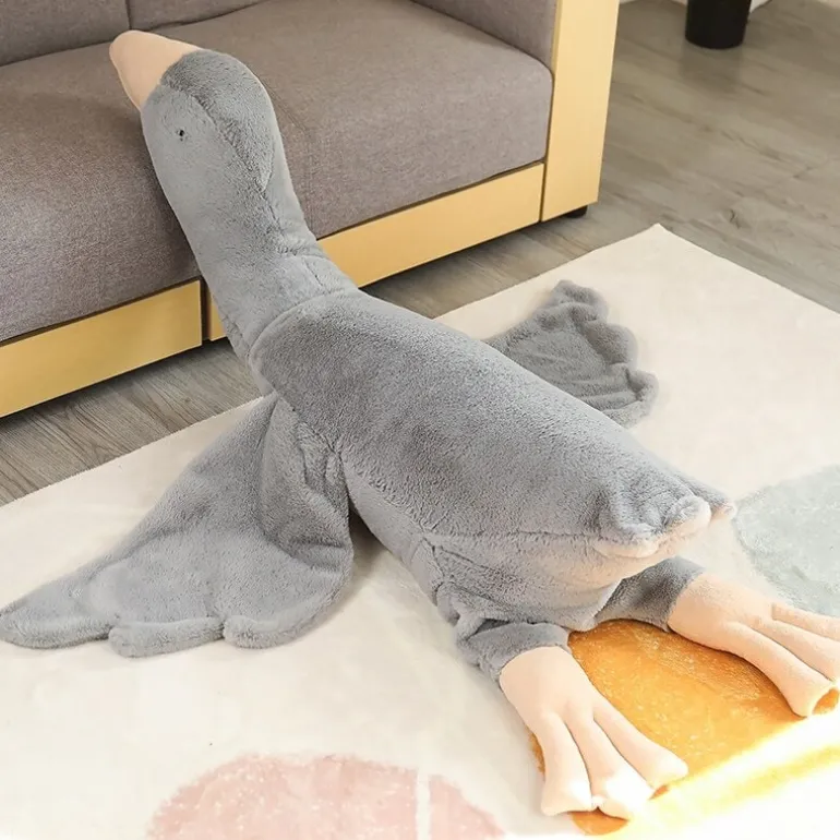 Peluche géante oie