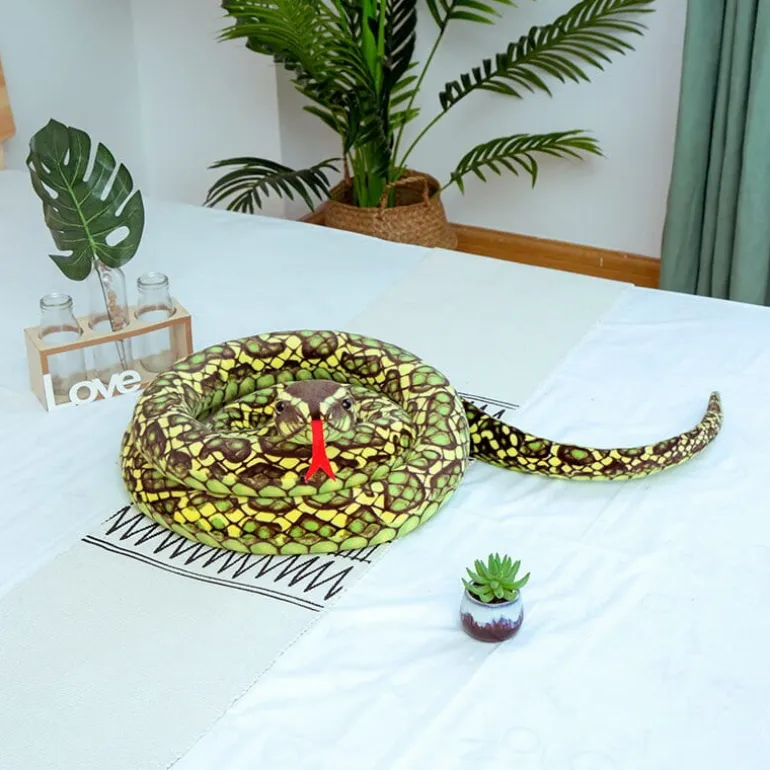 Peluche géante serpent