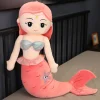 Peluche géante sirène 100 cm