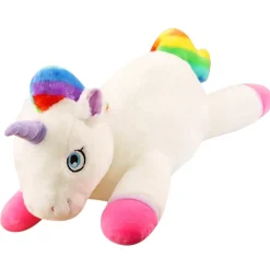Peluche licorne arc en ciel