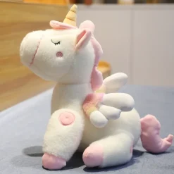 Peluche licorne articulée