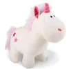 Peluche licorne blanche et rose