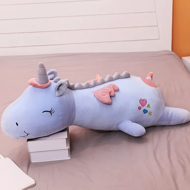 Peluche licorne géante raisonnable