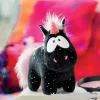 Peluche licorne noire