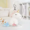 Peluche licorne porte-clés