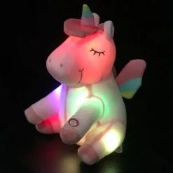 Peluche licorne veilleuse