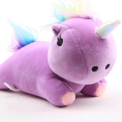 Peluche licorne violette