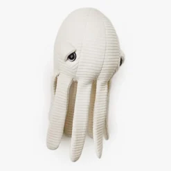 Peluche pieuvre blanche