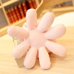 Peluche pieuvre chapeau rose