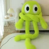 Peluche pieuvre géante verte
