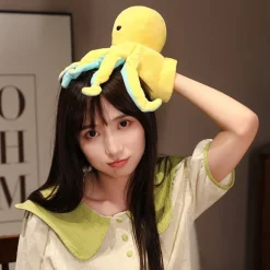 Peluche pieuvre marionnette