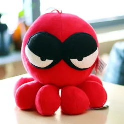 Peluche pieuvre pas contente